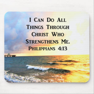 MOUSEPAD LINDA FOTO DE SCRIPTURE DOS FILIPEIROS 4:13