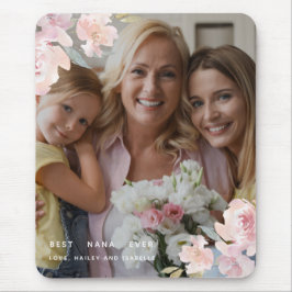 Mousepad Linda Foto Floral Nana Ever Blush
