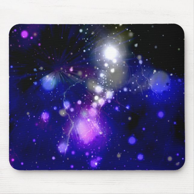 Mousepad Linda galáxia azul (Frente)