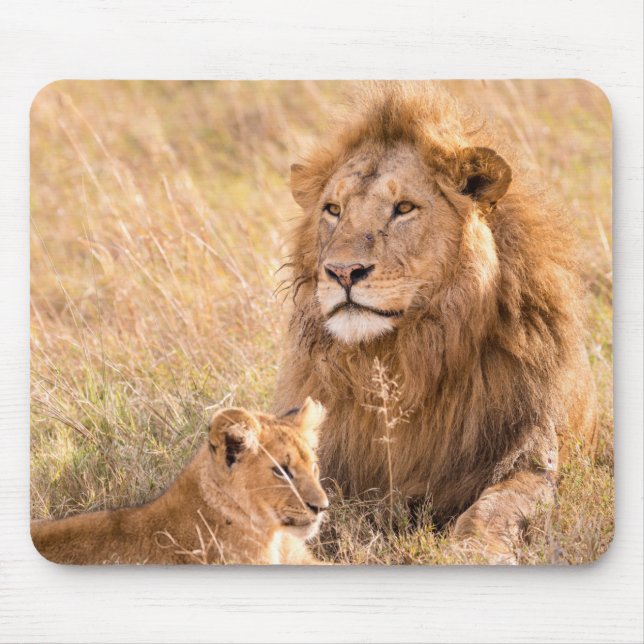 Mousepad Linda Leão e Cubo (Frente)
