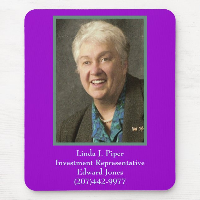 Mousepad Linda, Linda J. PiperInvestment RepresentativeE… (Frente)