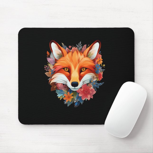 Mousepad Linda Linda Mola Aquática Flor De Fox (Com mouse)