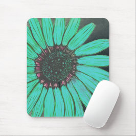 Mousepad Linda mão esboçada Flor