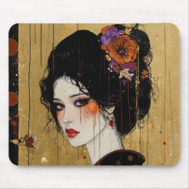 Mousepad Linda mulher em Kimono