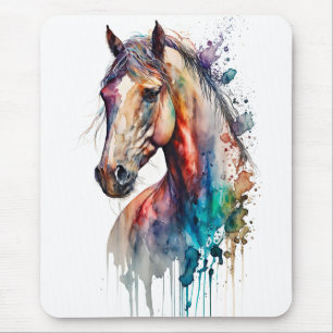 Mousepad Linda Planta De Rato De Cavalo De Água