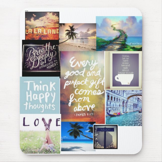 Mousepad Linda proteção de mouse Inspirador (Frente)