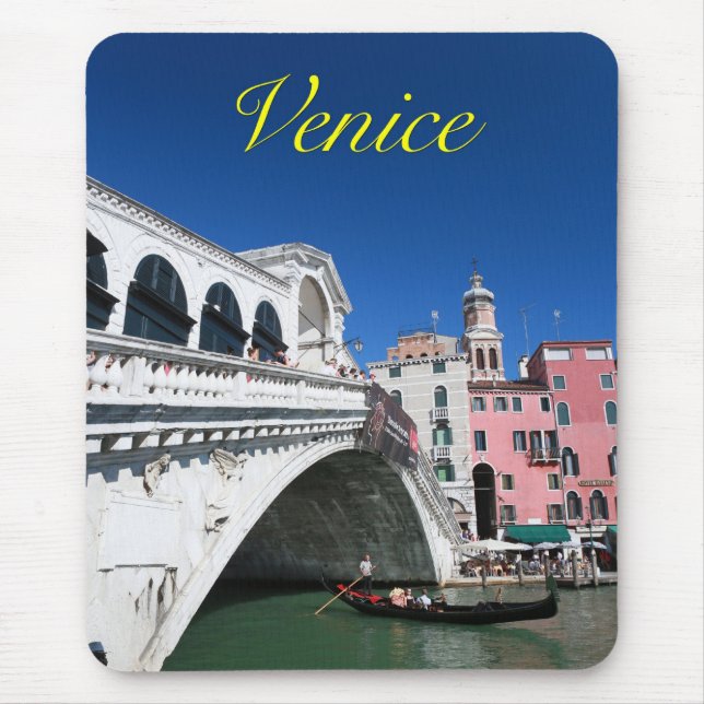 Mousepad Linda Veneza, Ponte Rialto (Frente)