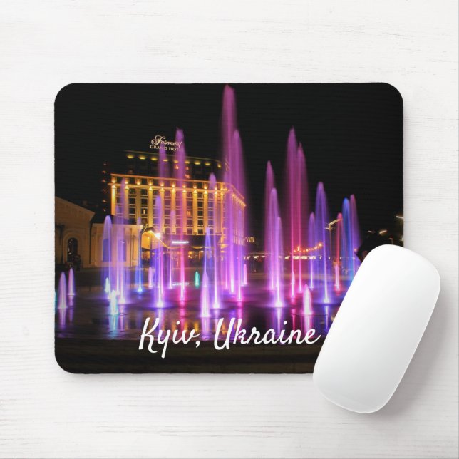 Mousepad Linda visão noturna Kiev Ucrânia (Com mouse)