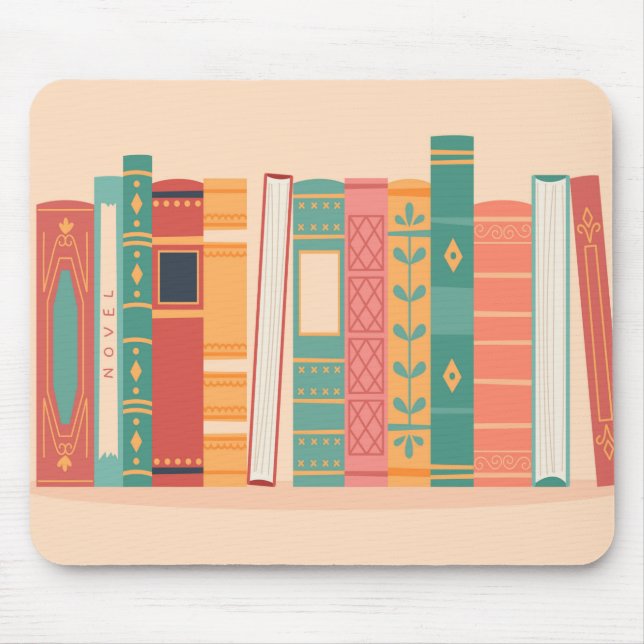 Mousepad Lindas Espinhagens de Livros (Frente)