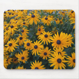 Mousepad Lindas flores de margarida dourada