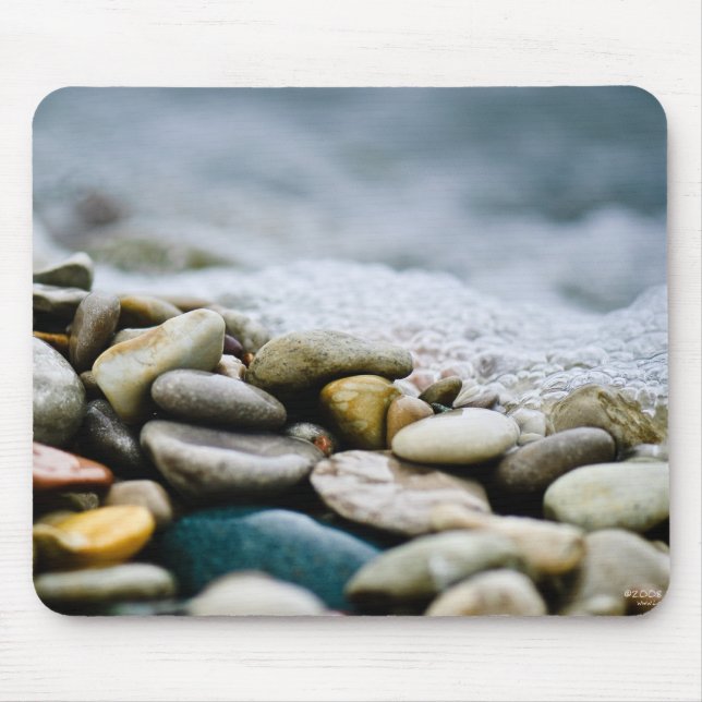 Mousepad Lindas Pedras de Praia (Frente)