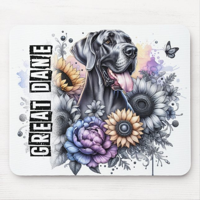 Mousepad Lindas Rações de Cachorro/Grande Cachorro Danino (Frente)