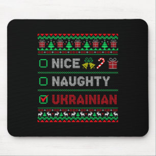 Mousepad Lindas Travessas Ucranianas Natal Feio Divertido M