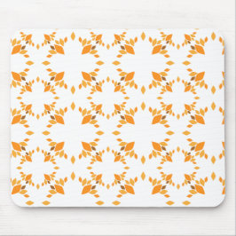 Mousepad lindíssimo padrão floral marrom