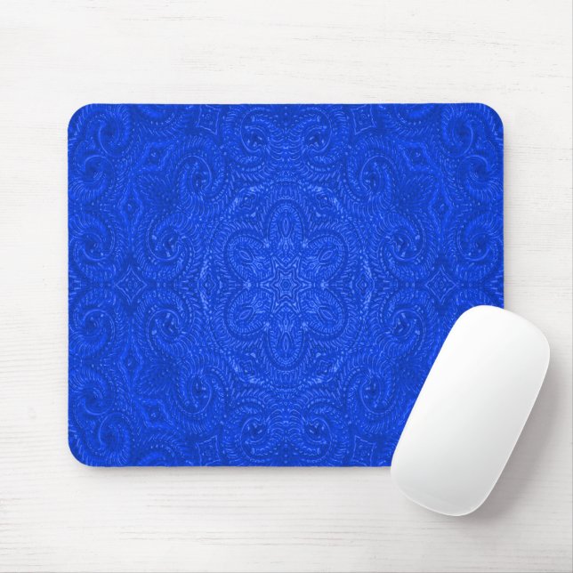 Mousepad Lindo em azul..... (Com mouse)