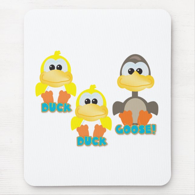 Mousepad Lindo Goofkins pato pato ganso (Frente)