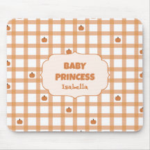 Lindo Rato de Gingham de Abóbora