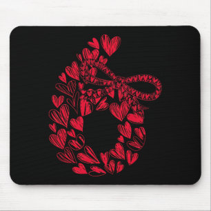 Mousepad Lindo Seis Sete Amor 67 Corações Par Número 6 Conf