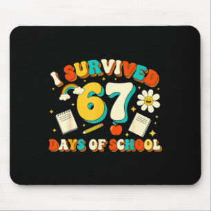 Mousepad Lindo Sobrevivi 67 Dias De Escola Meme Divertido P