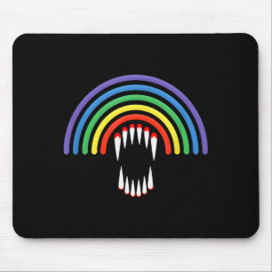 Mousepad Lindo Vamre Lgbt Lgbt Halloween Fantasma Arco-íris