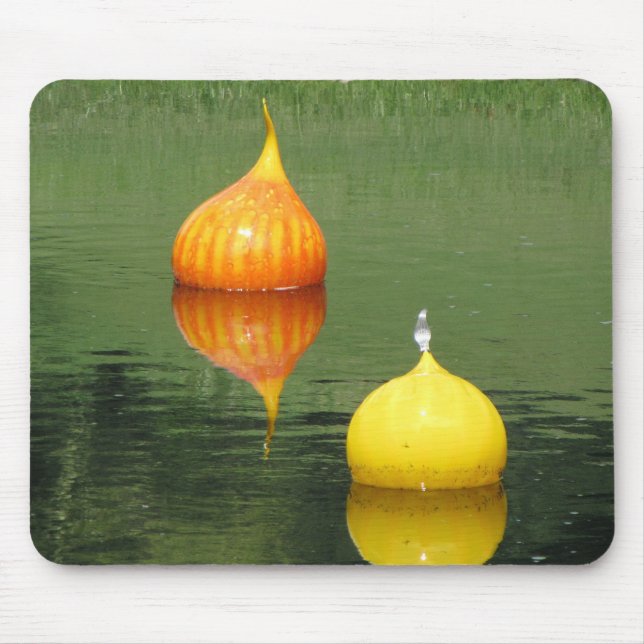 Mousepad Lindos ornamentos de Vidro Flutuantes (Frente)