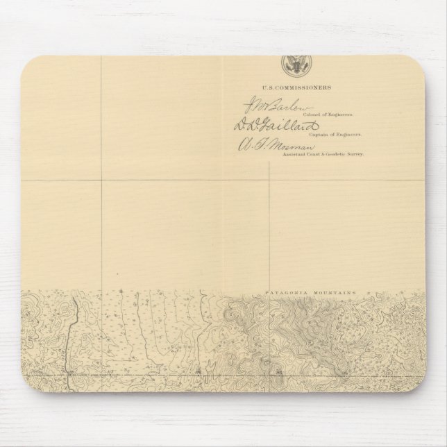 Mousepad Linea Divisoria Entre México 8 (Frente)