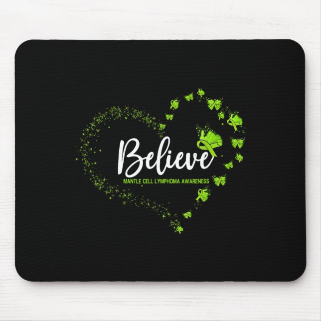 Mousepad Linfoma de Células do Manto Consciencialização Bor (Frente)