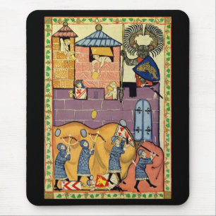 Mousepad Lingando Rochas, Codex Manesse do século 14