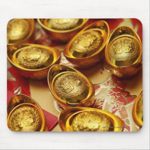 Mousepad Lingotes chineses do ouro