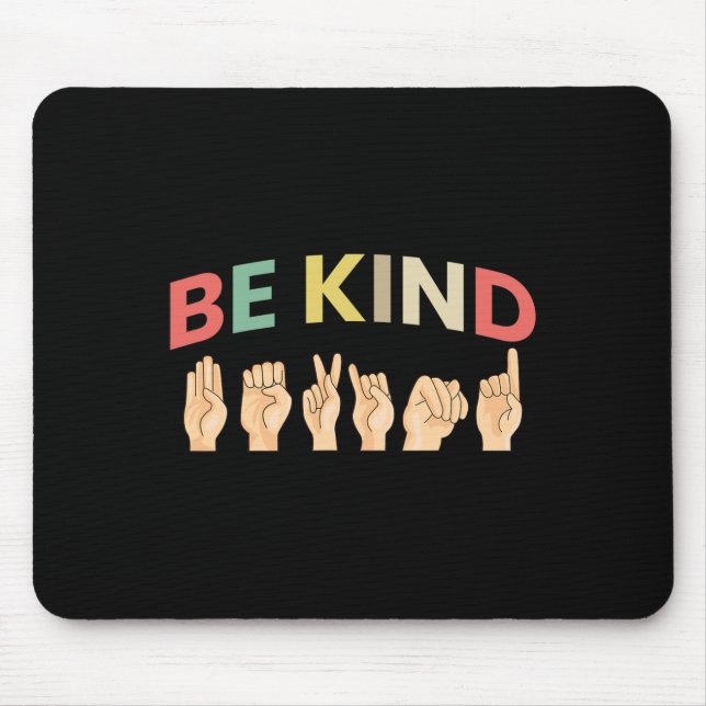 Mousepad Língua de Sinais de Tipo Surda 2 (Frente)