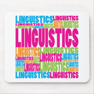 Mousepad Linguística colorida