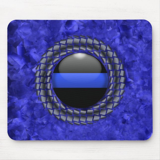 Mousepad Linha Azul Fino (Frente)