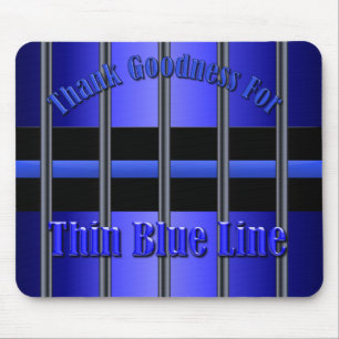 Mousepad Linha Azul Fino - Bares traseiros