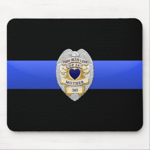 Mousepad Linha Azul Fino - Crachá