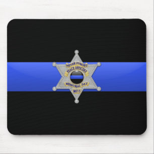 Mousepad Linha Azul Fino - Crachá