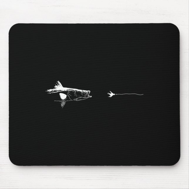 Mousepad Linha De Gancho De Pesca De Voo Gráfico - Naufrági (Frente)