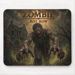 Mousepad Linha de Podridão de Zumbi Realismo Sombrio