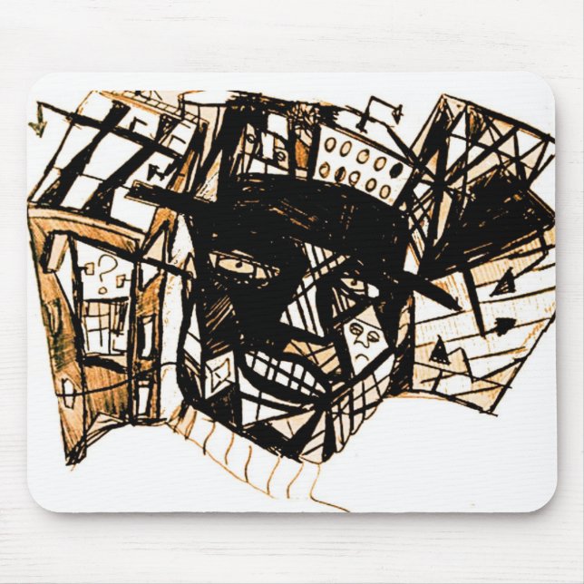 Mousepad linha face branca (Frente)