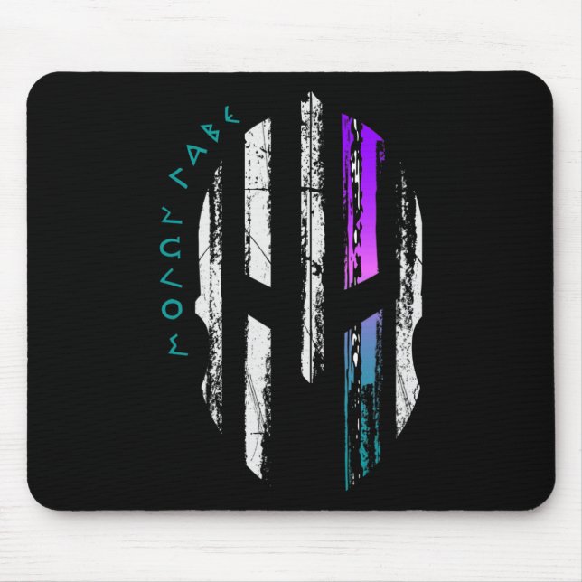 Mousepad Linha fina do capacete de guerreiro espartano para (Frente)