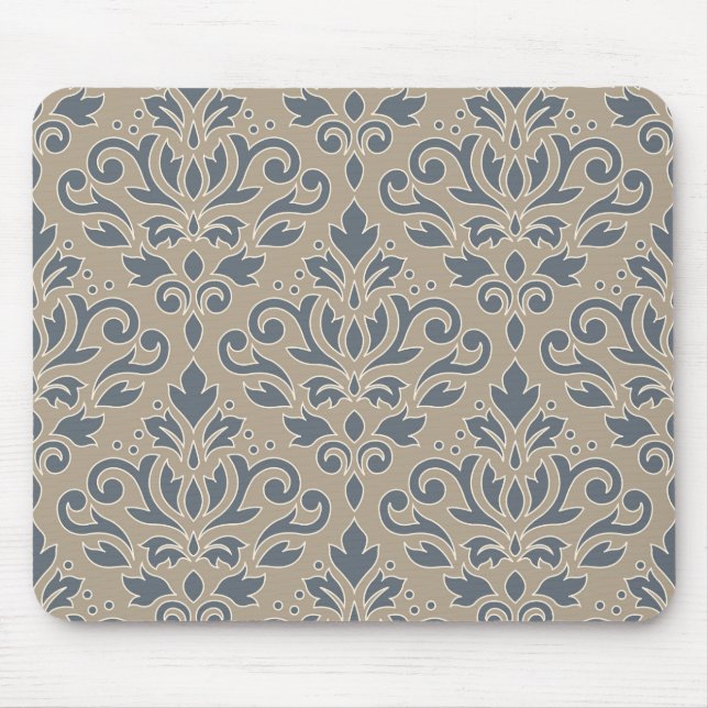 Mousepad Linha grande areia do creme do teste padrão do (Frente)