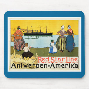 Mousepad Linha Red Star ~ Antuérpia-Amerika