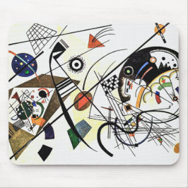 Mousepad Linha Transversa Vintage - Arte Kandinsky