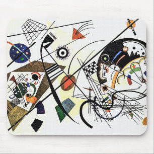 Mousepad Linha Transversa Vintage - Arte Kandinsky