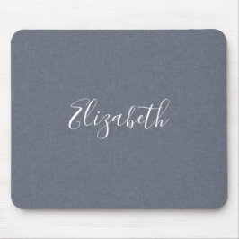 Mousepad Linhagem de Cinzas Azuis Elegante Personalizada