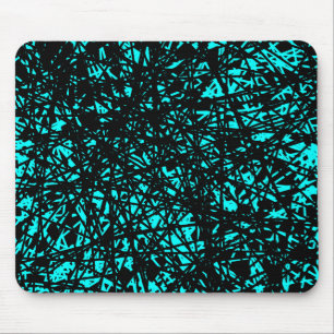 Mousepad Linhas abstratas - cianas