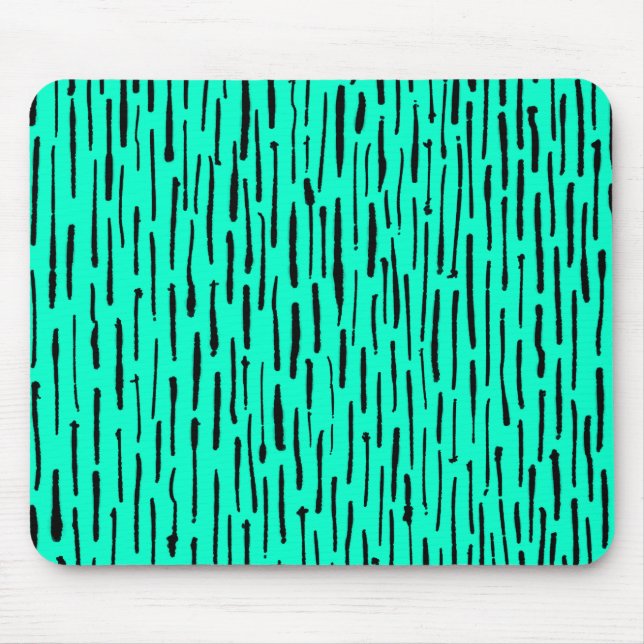 Mousepad Linhas ácidas - Turquesa (Frente)