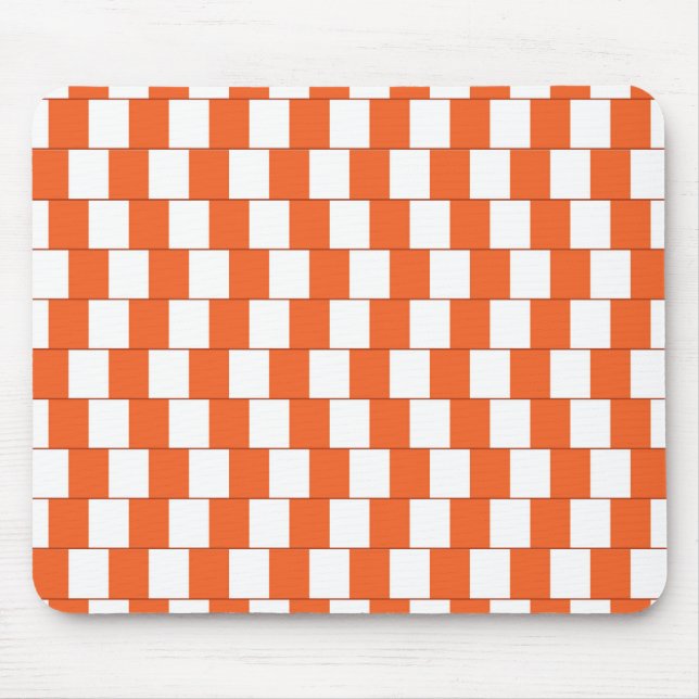 Mousepad Linhas confusas Laranja (Frente)