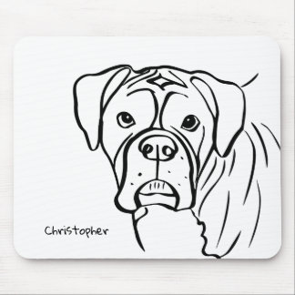 Mousepad Linhas de lealdade: seu companheiro de boxer