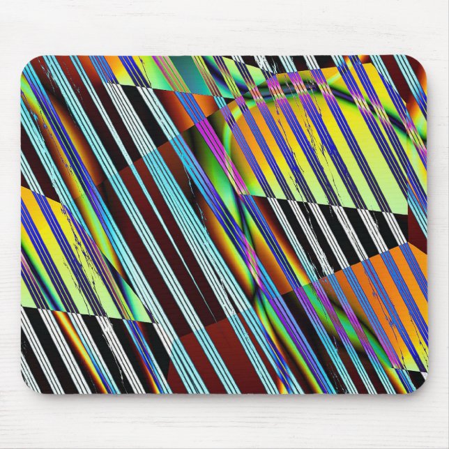 Mousepad Linhas Fragmentadas (Frente)