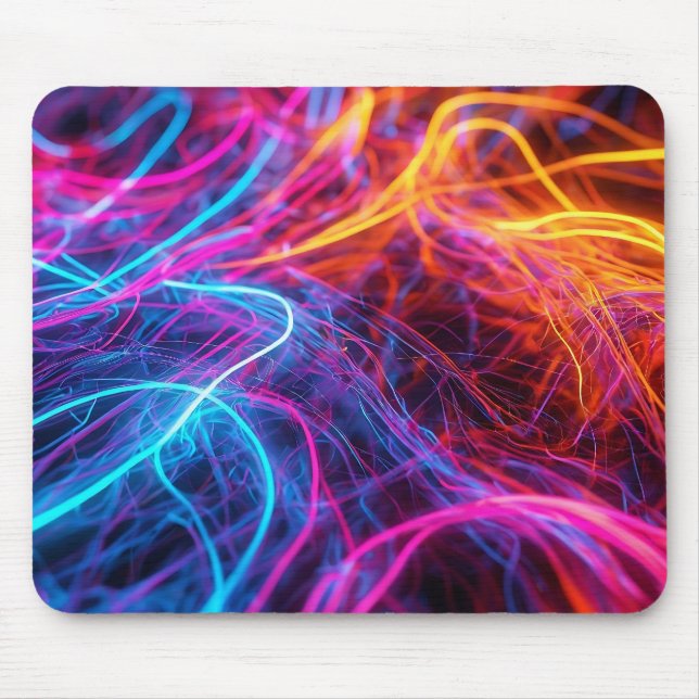 Mousepad Linhas Neon (Frente)